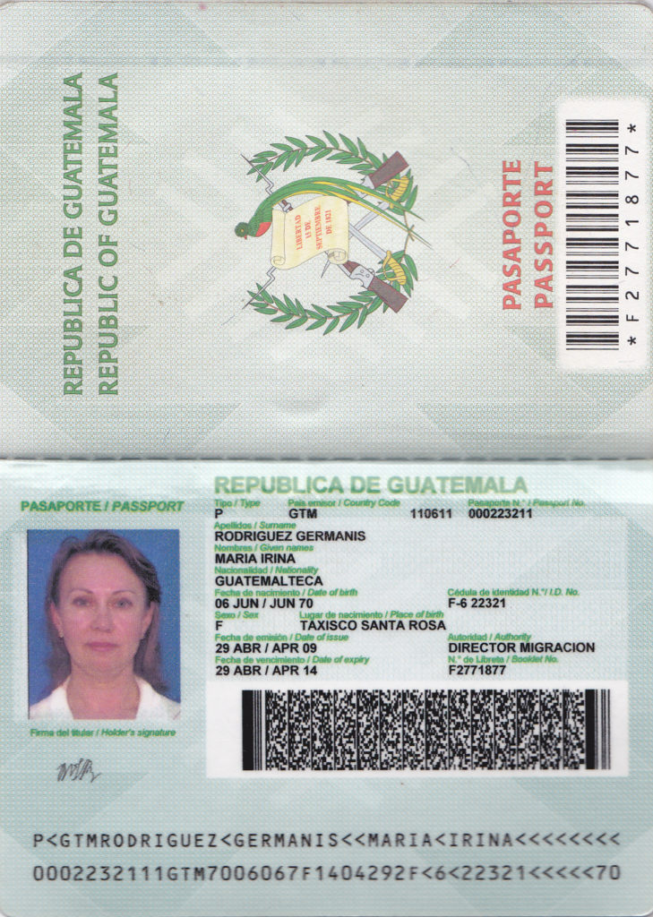 El pasaporte de Irina