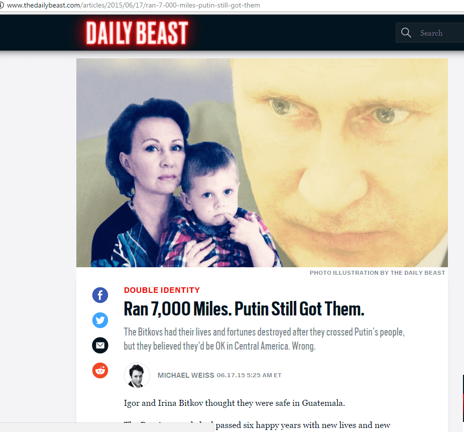 Daily Beast The Bitkovs Family