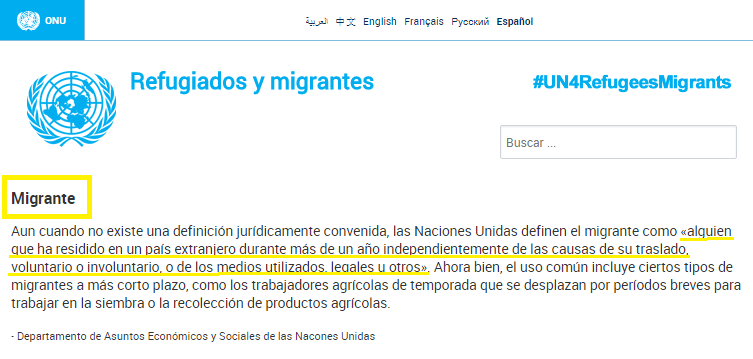 Migrante concepto por la ONU - La familia bitkov es migrante en guatemala