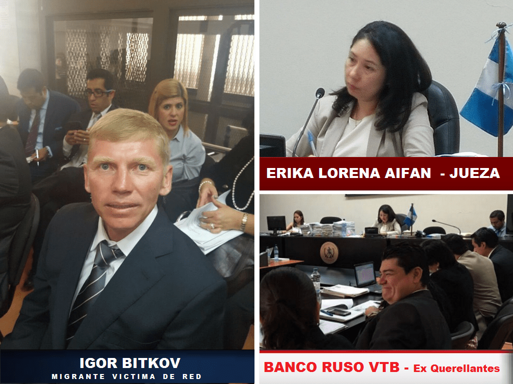 Reacción del Banco Ruso VTB al momento de que la Jueza Erika Lorena Aifan Envia a Juicio a la Familia Bitkovs