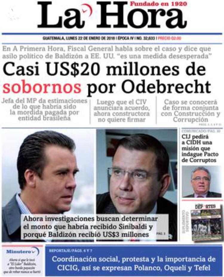 Casi 20 Millones de Dolares de sobornos por Odebrech - Maria Isabel Saravia Representante Legal