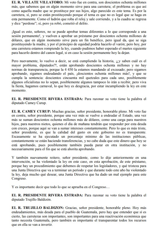 Pagina 101 del Diario de seciones del Congreso 11.10.2012